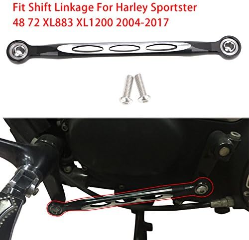 Black CNC Hollow Gear Shifter Shift Linkage for Harley Sportster 48 72 XL883 XL1200 2004-2017