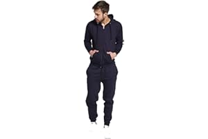 Aarhon Mens Basic Tracksuit Boys Plain Jogging Bottom Tracksuits Zipped Track Top Fleece Hooded Tracksuit