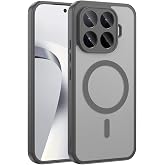 Coverzone Xiaomi 17T Pro İle Uyumlu Kılıf Magsafe Manyetik Kablosuz Şarj Uyumlu Mi 17T Pro i&ccedil;in kilif Z-Babet Gri