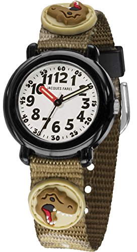 Jacques Farel Kinderuhr Jungen Dinosaurier KPA 5002