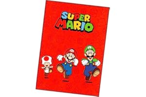 arlis - Manta Polar con Licencia Mario100 x 140 cm (Plaid Mario - A)