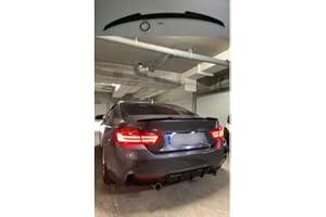 CaiXcar Aileron arrière Série 3 F32 M4 Coupé de 2011 à 2018 Noir brillant Spoiler