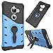 Produktbild SsHhUu LeEco Le Max 2 Hülle, Premium Rugged Stoßdämpfung & Staubabweisend Kompletter Schutz Hybrid-Koffer mit Swivel Ständer Telefon Kasten für LeEco Le Max 2 5.7 (Blau)