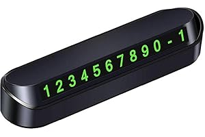 FROINY Coche Temporal Aparcamiento Placa Tarjeta De Número De Teléfono Número De Teléfono Parking Car-Labra Los Accesorios del Automóvil