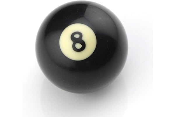 Owfeel Noir américain Numéro 8 Boule de billard Cue 5,1 cm Noir