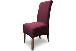 ‎SH SCHEFFLER-HOME LIVE HOMESTYLE SCHEFFLER-Home Stretch Stuhlhusse Emma | elastische Stuhlabdeckung aus Baumwolle | Stuhlhussen Schwingstühle | Spannbezug mit Gummiband | Elegante Stuhlbezüge