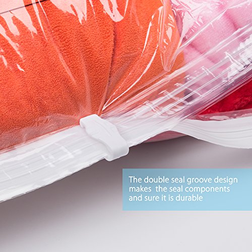 E-PRANCE Vakuumbeutel Aufbewahrungsbeutel Platzsparer für Kleidung durchsichtig 6 Pcs 80 * 100 cm - 6