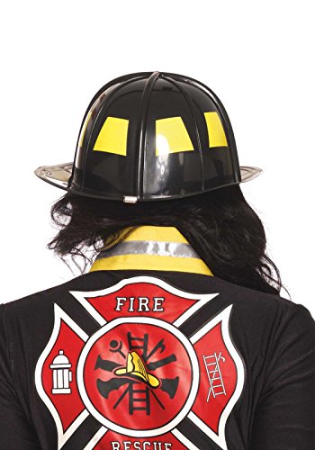 Leg Avenue A1520 - Black Fireman Hat, Einheitsgröße (Schwarz)