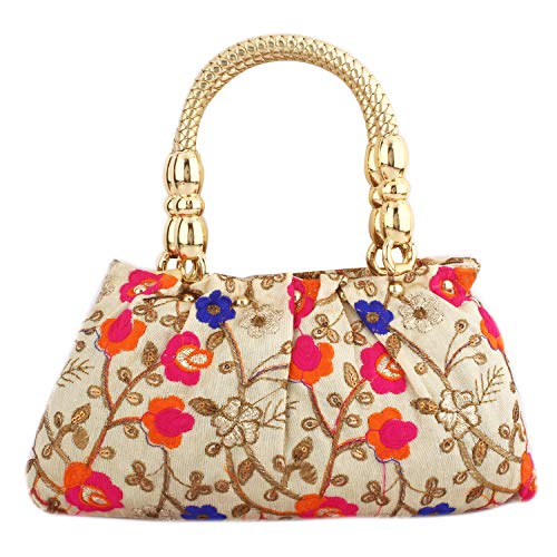 Oh-Teri Women's Synthetic Ethnic Handcrafted Handbag (HB_7)