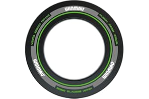 WINMAU Anneau de protection murale pour cible de fléchettes Advance noir, rouge, blanc et vert