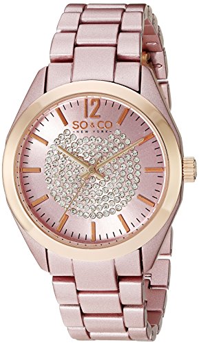 SO&CO New York Damen-Armbanduhr Analog Quarz 5096A.4 SO&CO New York Damen-Armbanduhr Analog Quarz 5096A.4