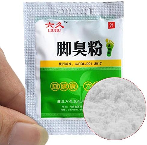 Niceyo Foot Powder Odor Eliminator for Athletes Feet Ringworm Itching Peeling Beriberi Tinea Pedis Care 10 Bags