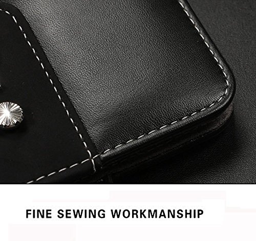 ATIDY® CD/DVD 20 Kapazität Ledertasche, CD Tasche Bestnote tragbare CD Wallet Disc Halter für Auto, Büro, Zuhause oder auf Reisen CD Sleeves - 4