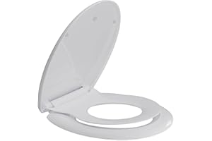 DOMBACH Siège de Toilette pour Enfants avec Soft-Close & Fermeture Rapide - Siège Amovible 2 en 1 pour Enfants et Adultes, antibactérien, Anti-Rayures, Montage Facile, capacité de Charge 175 kg