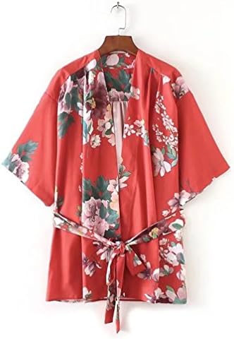 Europe and the United States women's stamp in the long sleeve shirt five loose cardigan jacket,Figure,L