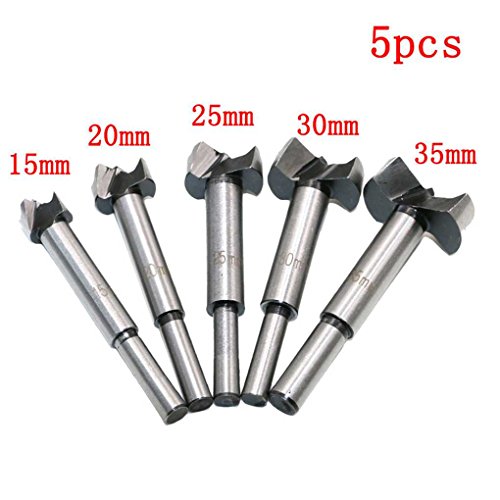 Preisvergleich Produktbild Providethebest 5pcs Holzbe- Opener Abrasives Lochbohrer Bit Holzschneidwerkzeuge Flach Flügel Bohrwerkzeuge Rotation versetzt
