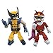 Produktbild Marvel Vs Capcom 3 Minimates Series 2 Mini Figur 2Pack Wolverine vs. Viewtiful Joe