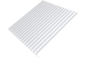 LENACUSTICA Pannelli Acustici Fonoassorbenti monopiramidali 50x50x3cm Non sottovuoto. (Bianco)