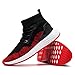 Produktbild Herren LaufschuheABSOAR Mode Männer Hohe Hilfe Weiche Sohle Laufschuhe Gym Schuhe Socken Schuhe 2018 Sommer Neue Sneaker Mode Rund Zeh Flach Freizeitschuhe (42, Rot)