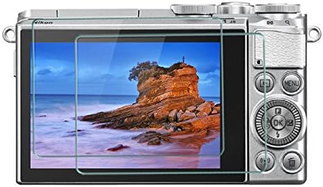 Ktele Tempered Toughened Optical Glass Camera Screen Protector For Nikon J4/J5/V3 Digital SLR camera Anti-scratch Anti-burst Super Light Transmittance Digital Picture Frame 2X Sheets Screen Protector Foils