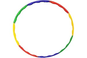 ACAN Pack de 3 Hula Hoop Desmontables Multicolor, Ejercicio, Aro de Hula Fitness, Tanto para Adultos como para Niños, diámetro 73 cm