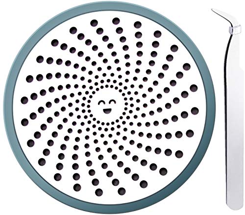 Blppldyci Shower Drain Hair Trap Hair Catcher for Shower Drain Cover Drain Protector Sink Strainer for Shower Bath Drain Filter Stainless Steel 4.3 Inche