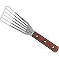 Mercer Culinary M18483 Praxis 6 x 3-Inch Fish Turner, Wood Handle, Stainless Steel, 38x10x3 cm, Silver