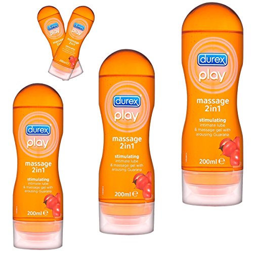 Preisvergleich Produktbild 3 x Durex Play 2In1 Stimulate orange