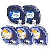 dymo iron on labels officeworks Perfectamente compatible con Dymo LetraTag LT-100H, Dymo LetraTag Plus LT-100H, LT-100T, XM, XR, 2000, QX50.