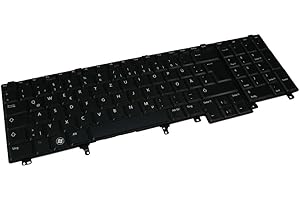 ‎TRADE-SHOP Trade-Shop Laptop-Tastatur/Notebook Keyboard Ersatz Austausch Deutsch QWERTZ für Dell Latitude E5520 E5530 E6220 E6320 E6420 E6520 E6530 E6600 (Deutsches Tastaturlayout)