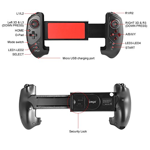 iPEGA PG-9083 Joypad Bluetooth Gamepad per controller wireless di gioco per Android / iOS / Windows Smartphone / iPhone / Tablet / Laptop / TV / PC / Nintendo Switch
