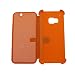 Produktbild HTC One M9 Schutzhülle Tasche Smart Case Premium Hülle Tasche Dot Matrix View Book Orange