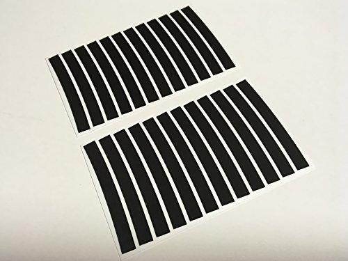 Reflektierende Reflex-Aufkleber 7mm schwarz - 4
