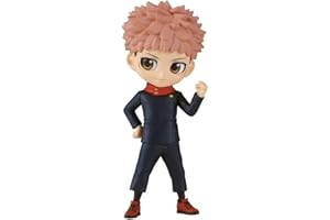 Banpresto Jujutsu Kaisen QPosket Mini uji Itadori Figurine, 7 cm Hauteur, Multicolore