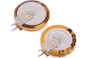FRESHSELL 2 Stück Universal 5,5 V 1,0 F Super Kondensator V-Type Taste Smart 5 mm Kapazität