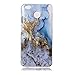 Produktbild Xiaomi Redmi 4X Hülle Marmor Flexible TPU Silikon Case, Xiaomi Redmi 4X Handyhülle [Ultra Dünn Stoßfest] Handytasche Weich Marble Schutz Schale Tasche Schutzhülle [Kratzfeste Anti-Fingerprint], Blau