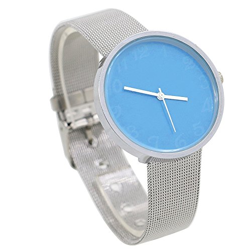 Minimalismus edelstahl Damen Uhr Fashion Analog Damenuhr Wrist Watch Blau Dail Minimalismus edelstahl Damen Uhr Fashion Analog Damenuhr Wrist Watch Blau Dail