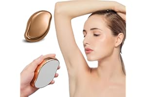 LUTAKU Kristall Haarradierer Haarentfernung Stein Kristall Haarentferner Haarradierer für Frauen Männer Sicher und Tragbar Kristall Epilierer (LTKEP01)