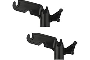 LUTER 2 Piezas Ganchos para Poste de Extensión, 1,9cm de Diámetro Interior Multiusos Ganchos de Mango para Uso General Ganchos de Plástico para Colgar Cuerdas de Luces Comederos para Pájaros Cuerdas