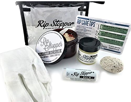 Rip Prevention Kit Rip Stopper | Repair and Prevent Skin Rips, Blisters, Cracks, Tears &amp; Abrasions | 100% Natural Skincare | Rock Climbing, Weightlifting, Rowing,
