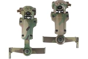 TS TAC-SKY Adaptador De Riel For Casco Táctico, Accesorios De Tiro For PELTOR ComTac Airsoft, Montaje De Auriculares Compatible con Ops Core ARC Team Wendy MLOK Rail (Color : CP)