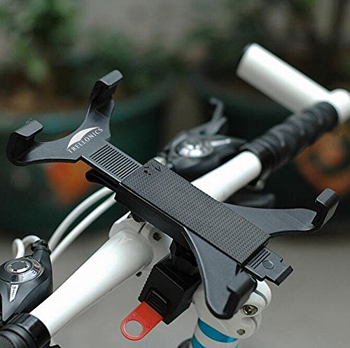 trellonics® Tablet Halterung Ständer – 360 Grad drehbar Flexible verstellbar Freisprecheinrichtung Gurt Klemme Ständer Halterung universell passend für iPad Mini iPad 2/3/4, iPad 5/iPad Air, Samsung Galaxy Tab S2/Tab A/Tab Pro/Tab 3, Google Nexus, eBook Reader und andere Tablets - 7