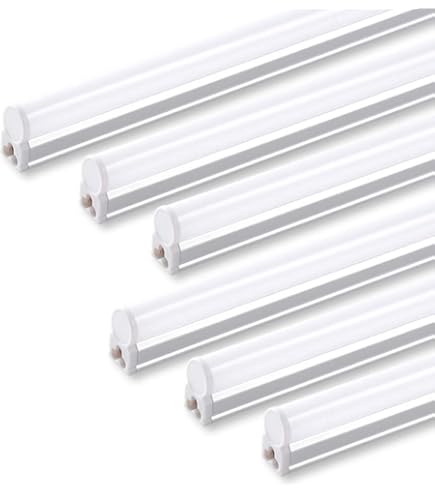 Pack Of 8) Kihung 2FT LED Shop Light, 10W 1100L 4000K Cool White