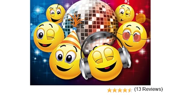 Emoticones Pour Un Anniversaire Ou Pour Une Discotheque Des Lot De 10 Cartes D Invitation Rigolotes Smileys 103 Fr Edition Colibri Invitations Smiley En Francais Jeux Et Jouets Keysbuuk Decorations Et Accessoires De