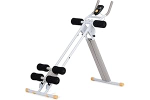 Sportplus| Appareil d'appartement pour abdos, pliable & peu encombrant