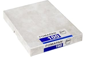 Foma Fomapan 100 ISO Black & White negative film, 4 x 5, 50 fogli