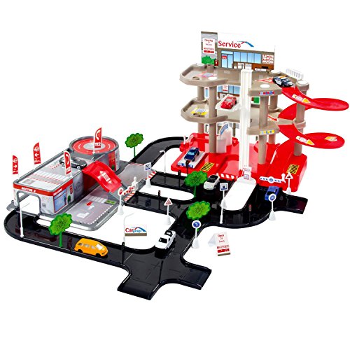 Preisvergleich Produktbild MEGA Parkhaus Parkgarage mit Waschstraße