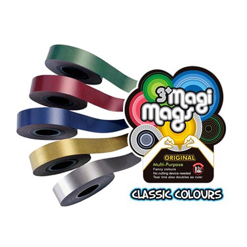 3 KLASSISCHE FARBEN, SELBSTKLEBENDES MAGNETBAND/STREIFEN, SEHR STARK 19 MM