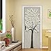 Produktbild Ruifulex Türtapete Tür Aufkleber 3D Moderne Kreative Abstrakte Baum Vinyl Tapeten Wandtattoos Kunst Schlafzimmer Tür Wandbild PVC wasserdichte DIY Wohnkultur