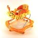 baby walker sea explorer activity board music & lights 3 height adjustable with interactive sounds choice of 6 colours (Orange/Yellow)